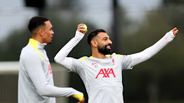 Liverpool FC Training Session And Press Conference - UEFA Champions League 2024/25 League Phase MD2