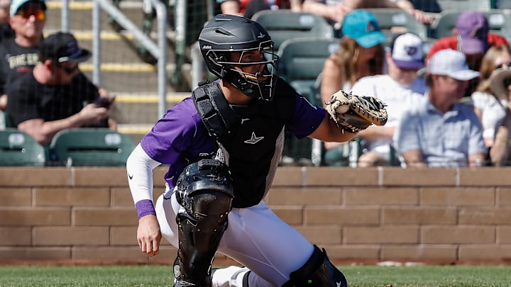 MLB: FEB 22 Spring Training Diamondbacks at Rockies