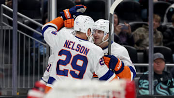The New York Islanders hope to start a new point streak in Calgary on Tuesday night.