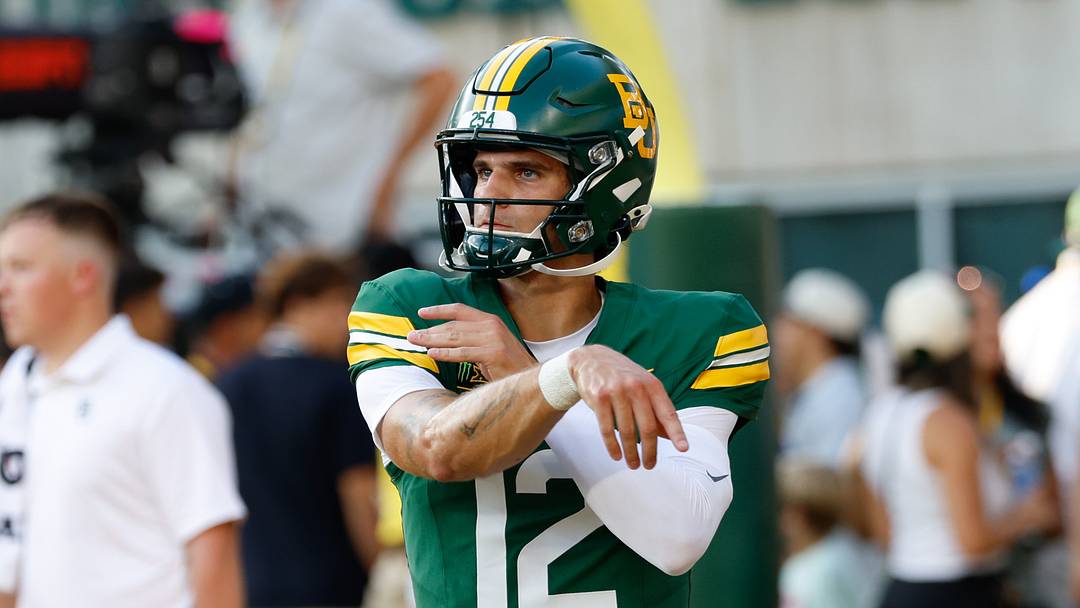 Sep 12, 2026; Waco, Texas, USA;  Baylor Bears quarterback Nate Bennett 