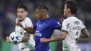 Arthur Gomes, do Cruzeiro, Marcos Rocha e Gustavo Gómez, do Palmeiras, estavam em campo no último jogo entre Palmeiras e Cruzeiro