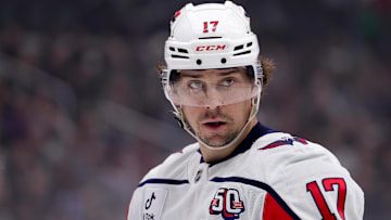 Dylan Strome, Washington Capitals Mandatory Credit: Ryan Sun-Imagn Images