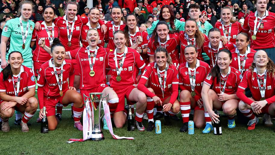 Wrexham Women are the Genero Adran Premier Champions.