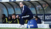 Marcelo Bielsa en su último partido al mando de Leeds