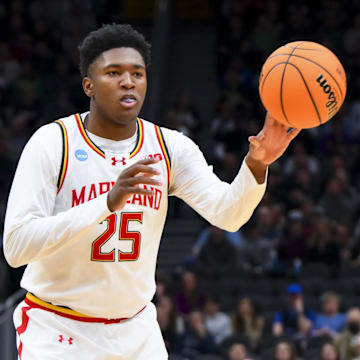 Maryland Terrapins center Derik Queen
