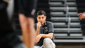 Cincinnati Bearcats head basketball coach Wes Miller runs practice, Monday, Oct. 4, 2021, at Fifth Third Arena in Cincinnati.

Cincinnati Bearcats Men S Basketball Practice Oct 4