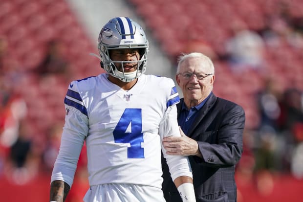 Dak Prescott, Jerry Jones, Dallas Cowboys