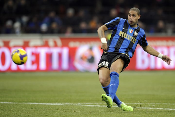 Inter Milan's Brazilian forward Adriano
