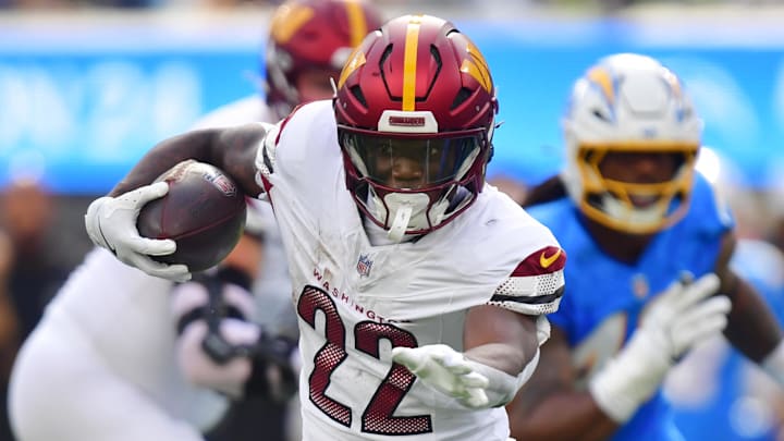 Commanders RB Jacory Croskey-Merritt  has a plus matchup against the Chicago Bears in week 6.