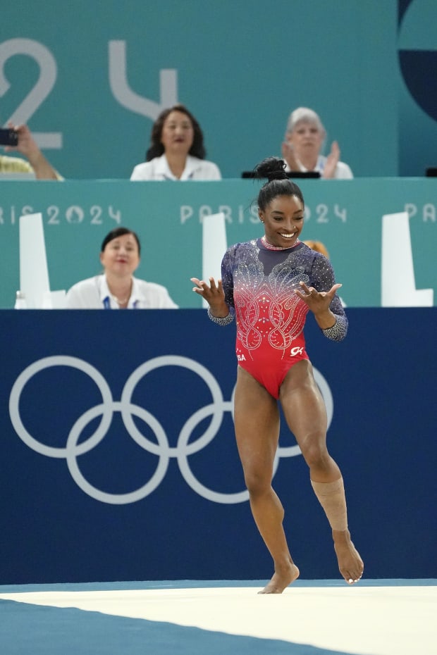 Simone Biles, USA gymnastics, Paris Olympics