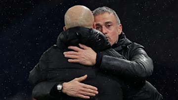 Luis Enrique et Pep Guardiola - Ligue des Champions