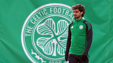 Celtic FC Training Session And Press Conference - UEFA Champions League 2024/25 League Phase MD8