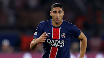 Achraf Hakimi ne jouera pas face au Stade de Reims.