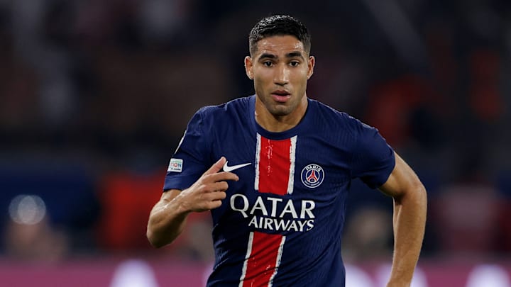 Achraf Hakimi ne jouera pas face au Stade de Reims. Achraf Hakimi ne jouera pas face au Stade de Reims.
