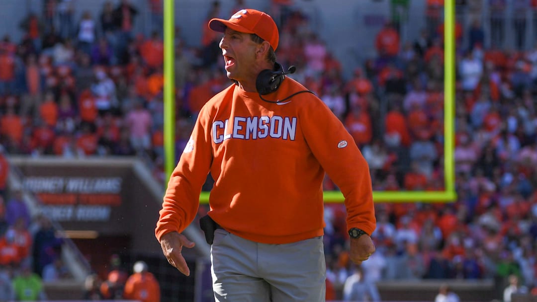 Clemson Tigers head coach Dabo Swinney is in the midst of his worst season since going 6-7 in 2010.