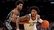 Villanova is a road favorite against Georgetown on Tuesday night action.