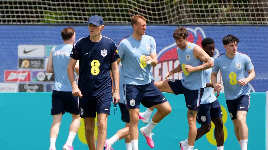 England manager Thomas Tuchel during training