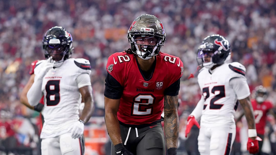 Tampa Bay Buccaneers wide receiver Emeka Egbuka