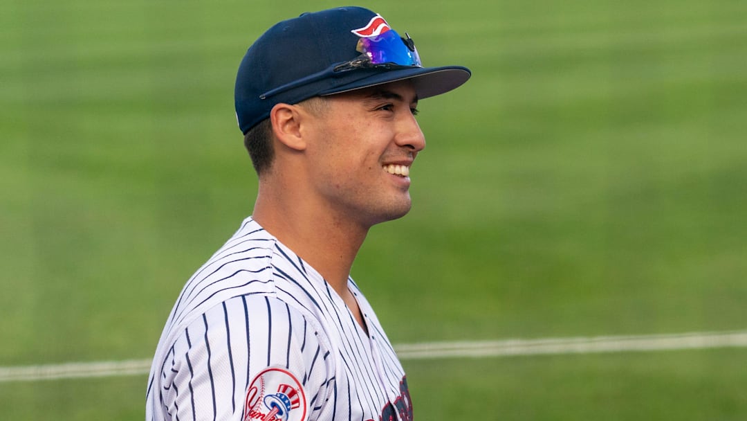 Yankees shortstop Anthony Volpe continued his rehab assignment with the Somerset Patriots at TD Bank Ballpark in Bridgewater on April 17, 2026.