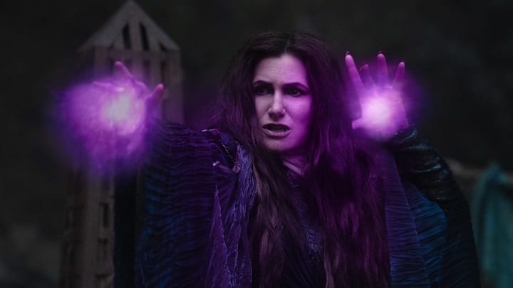 Agatha Harkness (Kathryn Hahn) in Marvel Television's AGATHA ALL ALONG, exclusively on Disney+. Photo by Chuck Zlotnick. © 2024 MARVEL.