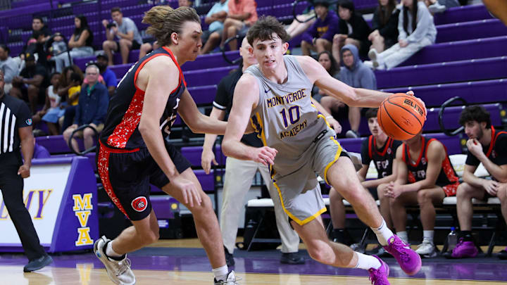 Montverde Academy's Hudson Greer, a Creighton signee, scored 16 points to lead the area’s No. 1-ranked team to a 51-48 victory against CIA Bella Vista (Calif.) in the Montverde Academy Invitational Tournament championship game. Montverde Academy's Hudson Greer, a Creighton signee, scored 16 points to lead the area’s No. 1-ranked team to a 51-48 victory against CIA Bella Vista (Calif.) in the Montverde Academy Invitational Tournament championship game.