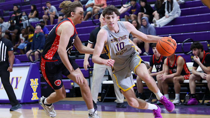 Montverde Academy's Hudson Greer, a Creighton signee, scored 16 points to lead the area’s No. 1-ranked team to a 51-48 victory against CIA Bella Vista (Calif.) in the Montverde Academy Invitational Tournament championship game.