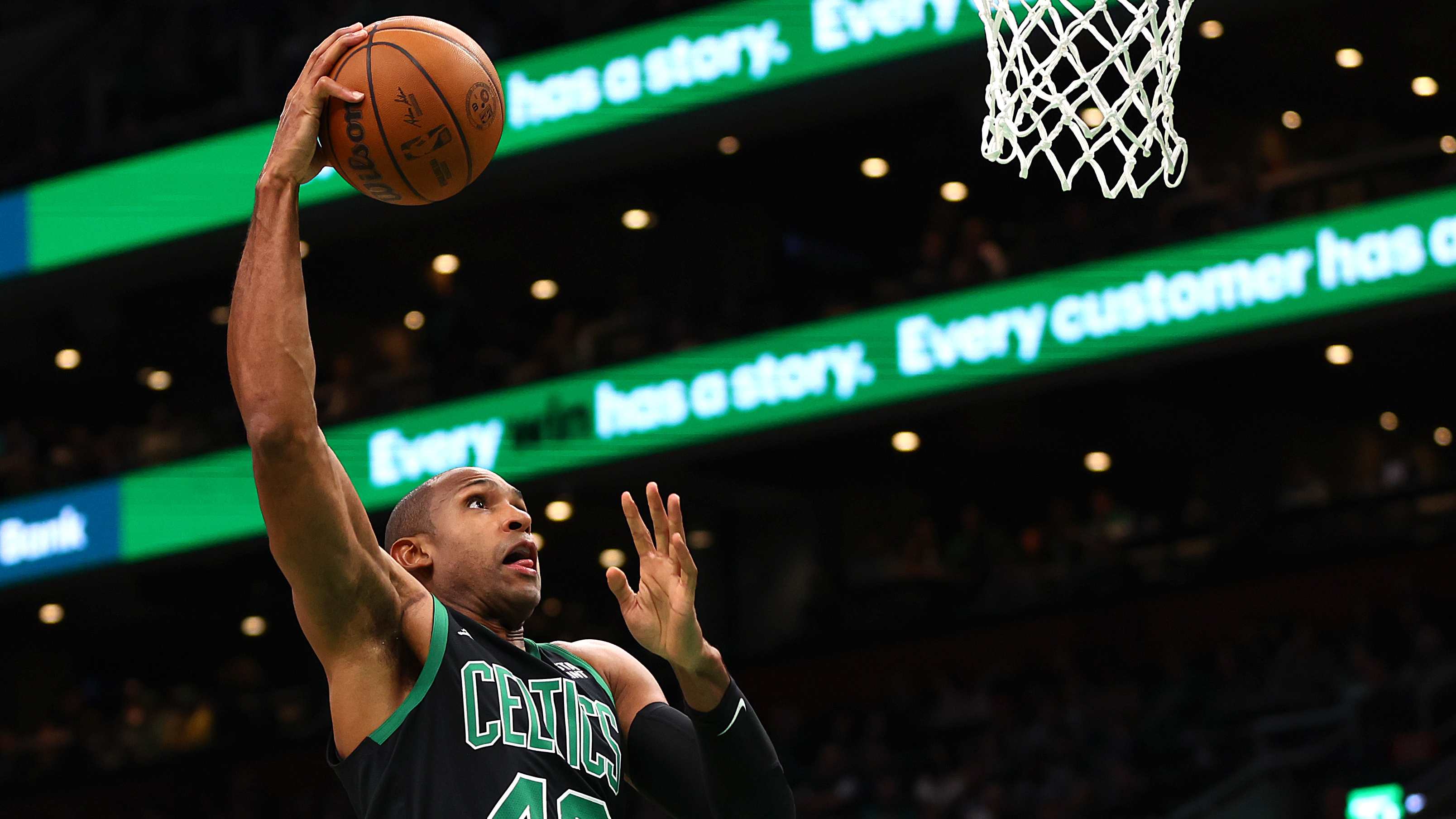 Al Horford holding down the fort for Boston Celtics in Kristaps