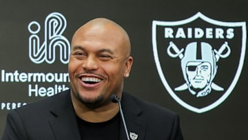 Las Vegas Raiders Introduce Antonio Pierce As Head Coach, Tom Telesco As General Manager