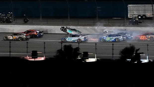 Great American Race multi-car collision 