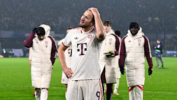 Dejected Harry Kane after Bayern Munich lost away at Feyenoord on Wednesday.