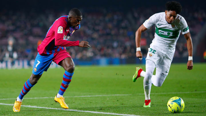 Dembélé pode ganhar chance como titular no Barça Dembélé pode ganhar chance como titular no Barça