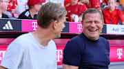 Max Eberl (r.) und Christoph Freund haben gut Lachen