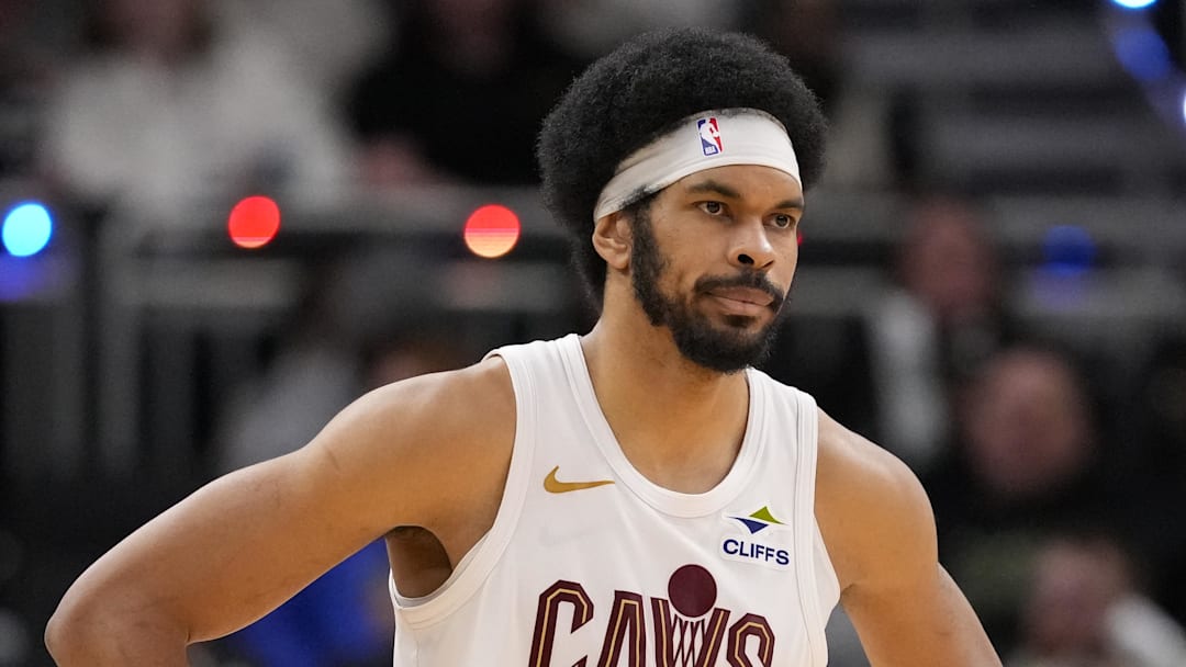 Feb 25, 2026; Milwaukee, Wisconsin, USA;  Cleveland Cavaliers center Jarrett Allen (31) during the game against the Milwaukee Bucks at Fiserv Forum. Mandatory Credit: Jeff Hanisch-Imagn Images