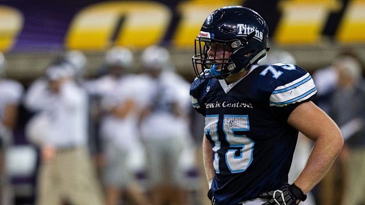 Lewis Central's Logan Jones (75) looks on during a Class 3A semi finals on Thursday, Nov. 8, 2018, at the UNI-Dome in Cedar Falls.
181108 Xavier Lewis Central 014 Jpg Lewis Central's Logan Jones (75) looks on during a Class 3A semi finals on Thursday, Nov. 8, 2018, at the UNI-Dome in Cedar Falls.
181108 Xavier Lewis Central 014 Jpg