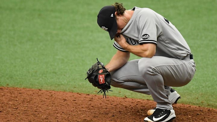 New York Yankees starting pitcher Gerrit Cole