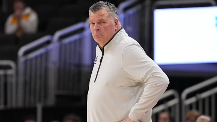 Creighton Bluejays head coach Greg McDermott during the game against the Creighton Bluejays at Fiserv Forum. Creighton Bluejays head coach Greg McDermott during the game against the Creighton Bluejays at Fiserv Forum.
