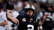 Vanderbilt's quarterback Diego Pavia is the face of the Commodores' offense.
