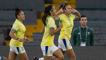 Priscila marcou um dos gols do Brasil na partida