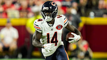 Chicago Bears wide receiver Olamide Zaccheaus