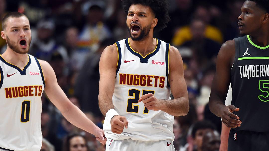 Jamal Murray and Christian Braun
