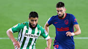 Yannick Carrasco y Nabil Fekir, Real Betis vs Atlético de Madrid 