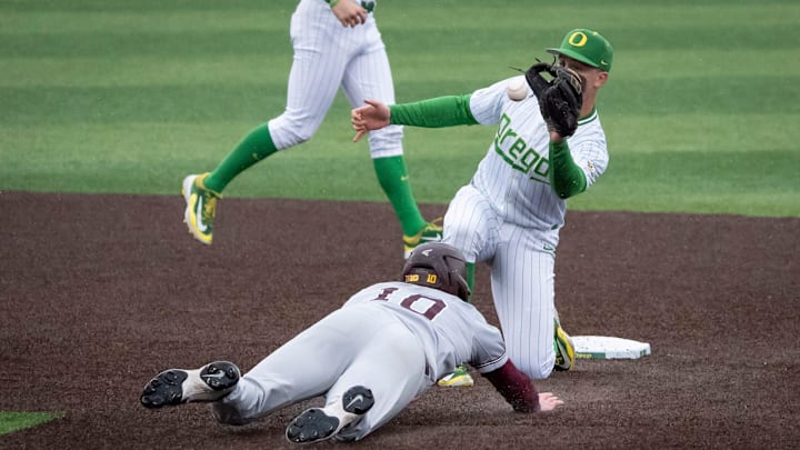 Leatherman Tool: Top glove man Ryan Cooney had two hits and three RBI for the Ducks Tuesday but the bullpen faltered in the late innings to blow a five-run lead.