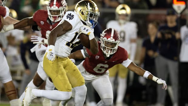 Notre Dame and Stanford battle in 202