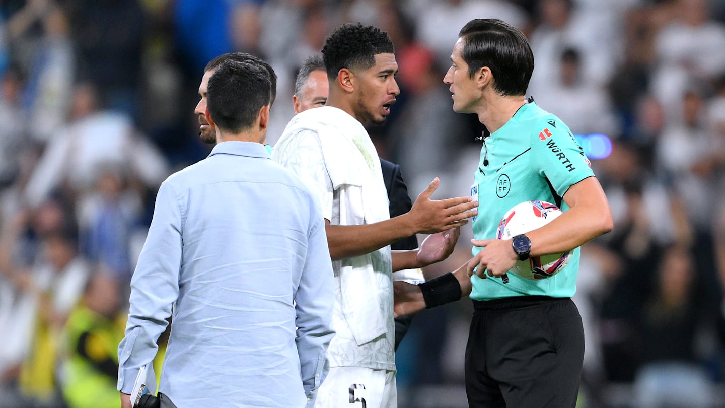 Jude Bellingham to keep away from sanction after ‘piece of s**t” jibe at referee Jude Bellingham to keep away from sanction after ‘piece of s**t” jibe at referee