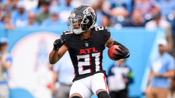 Atlanta Falcons cornerback Mike Hughes was running ahead of Clark Phillips on the first day of training camp.