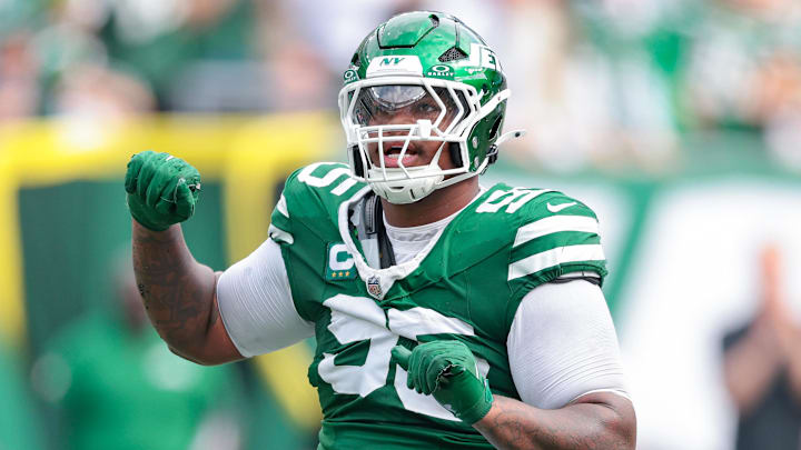 Jets defensive tackle Quinnen Williams was traded to the Cowboys on Tuesday. Jets defensive tackle Quinnen Williams was traded to the Cowboys on Tuesday.