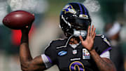 Baltimore Ravens quarterback Lamar Jackson