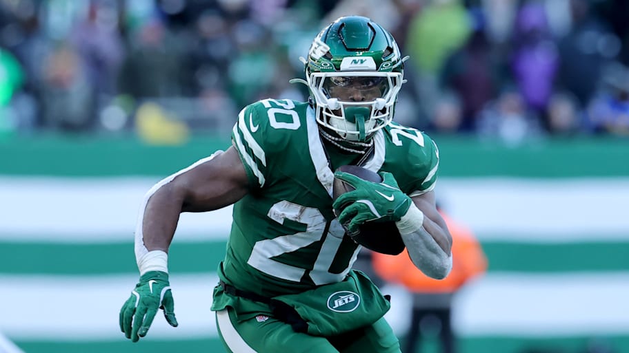Jets RB Breece Hall has never rushed for more than 994 yards in a single season at the NFL level. | Brad Penner-Imagn Images