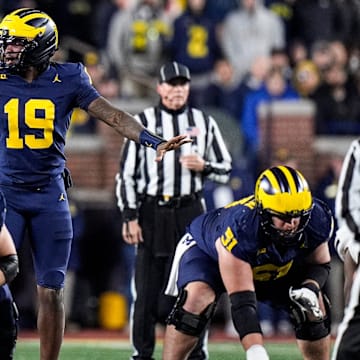 Michigan quarterback Bryce Underwood