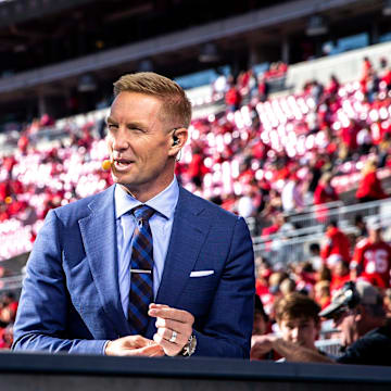 Joel Klatt speaks on a Big Noon Kickoff pregame show before a NCAA football game between Iowa and Ohio State, Saturday, Oct. 22, 2022, at Ohio Stadium in Columbus, Ohio.

221022 Iowa Ohio St Fb 0119 Jpg